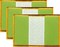 Nigeria Flag Patch Set - Pack of 3 Embroidered Iron On or Sew On Emblems. 3.5" x 2.25"